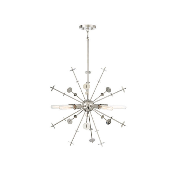 Corrigan Studio® 5Light Pendant In Natural Brass Wayfair